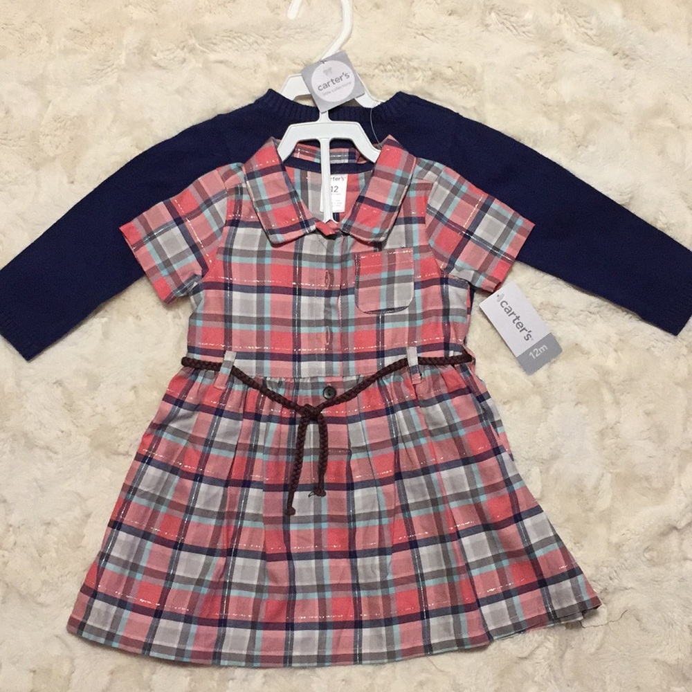 Carter’s dress and sweater set 👗